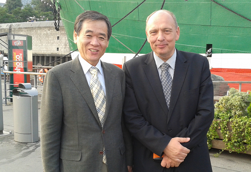 prof. kwan-sup lee and prof. jürgen rühe