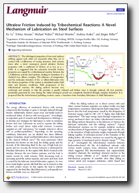 Unusual tribochemical polishing